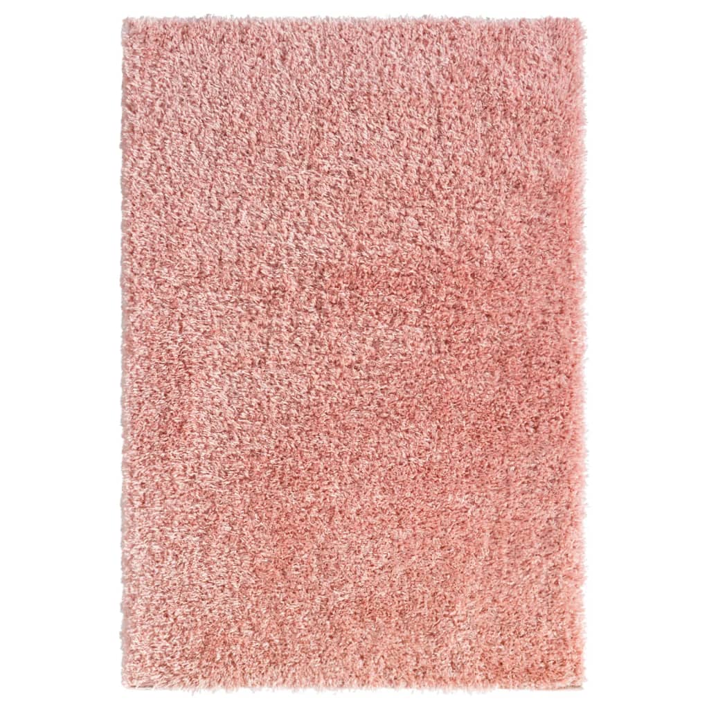 Shaggy-Teppich Hochflor Rosa 160x230 cm 50 mm