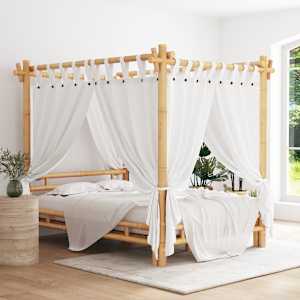 Postel s nebesy 140 x 200 cm bambus