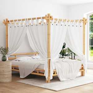Postel s nebesy 160 x 200 cm bambus