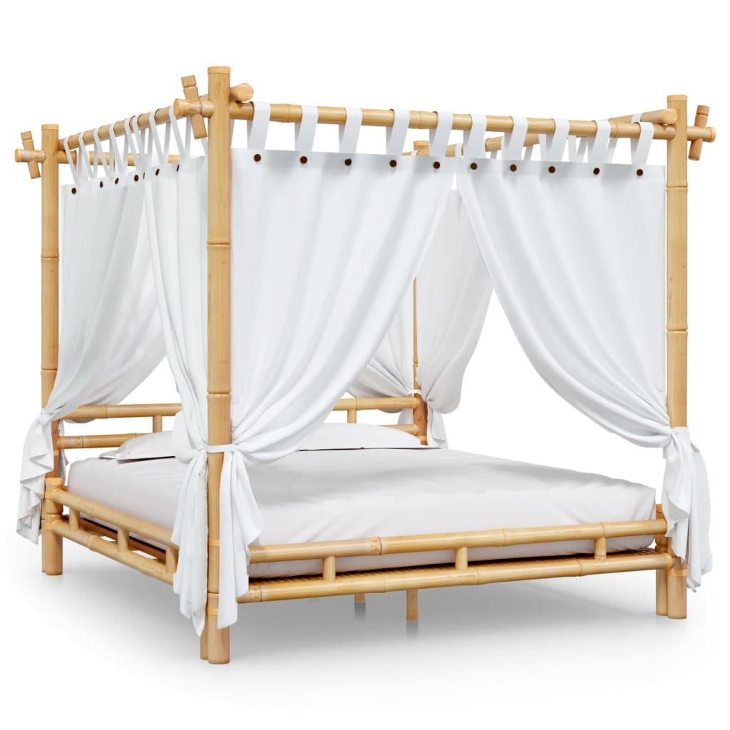 vidaXL Hemelbed 180x200 cm bamboe