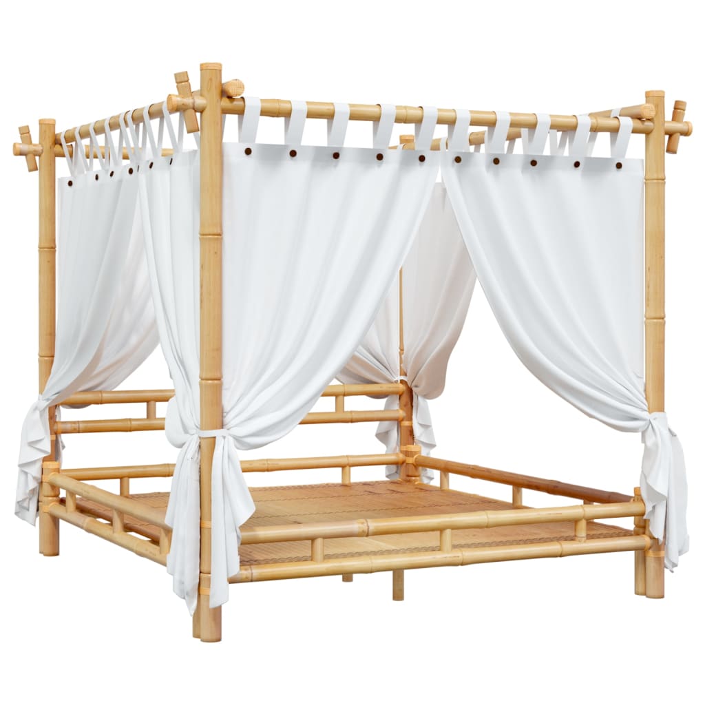 vidaXL Hemelbed 180x200 cm bamboe afbeelding