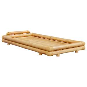 vidaXL Bed Frame without Mattress Bamboo 90x200 cm