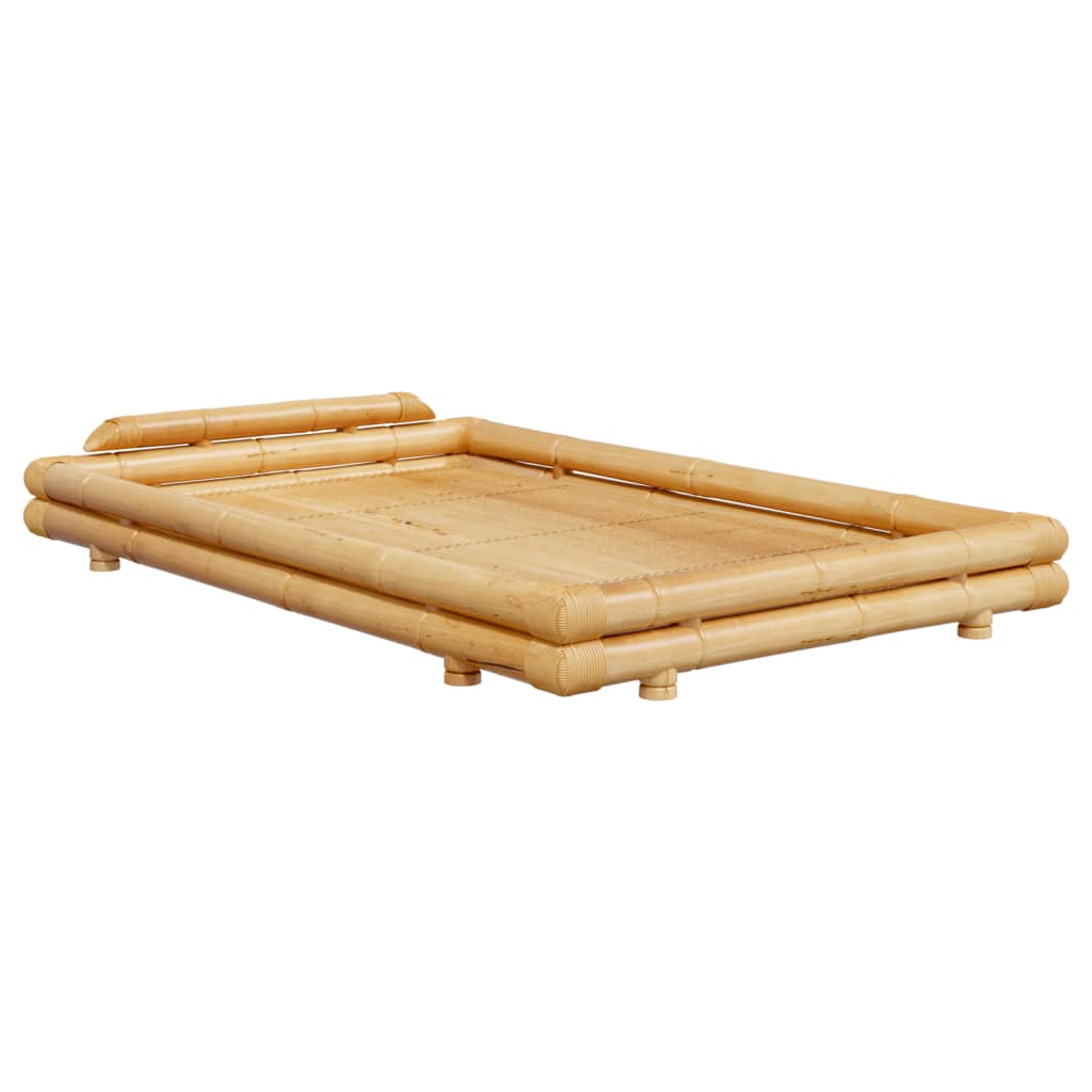 vidaXL Bedframe bamboe 120x200 cm