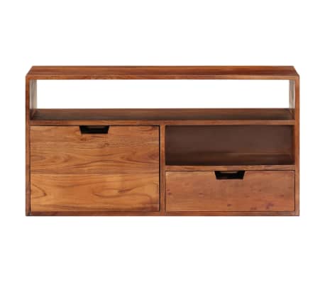 vidaXL Televizoriaus spintelė, 80x30x42cm, akacijos medienos masyvas