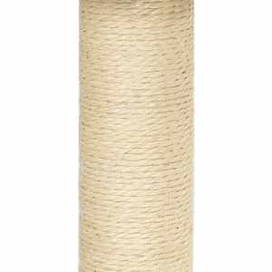 Škrabadlo pro kočky se sisalovými sloupky světle šedé 92 cm - obrázek 8