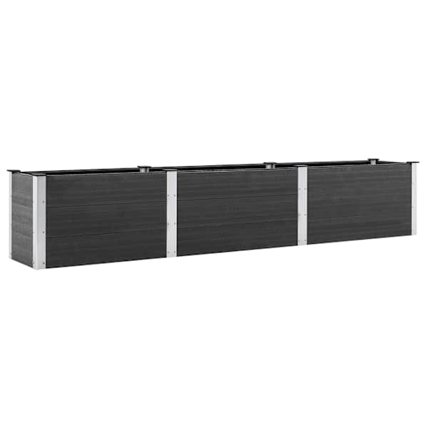 vidaXL aia taimelava, 300 x 50 x 54 cm, puidu-plasti segu, hall