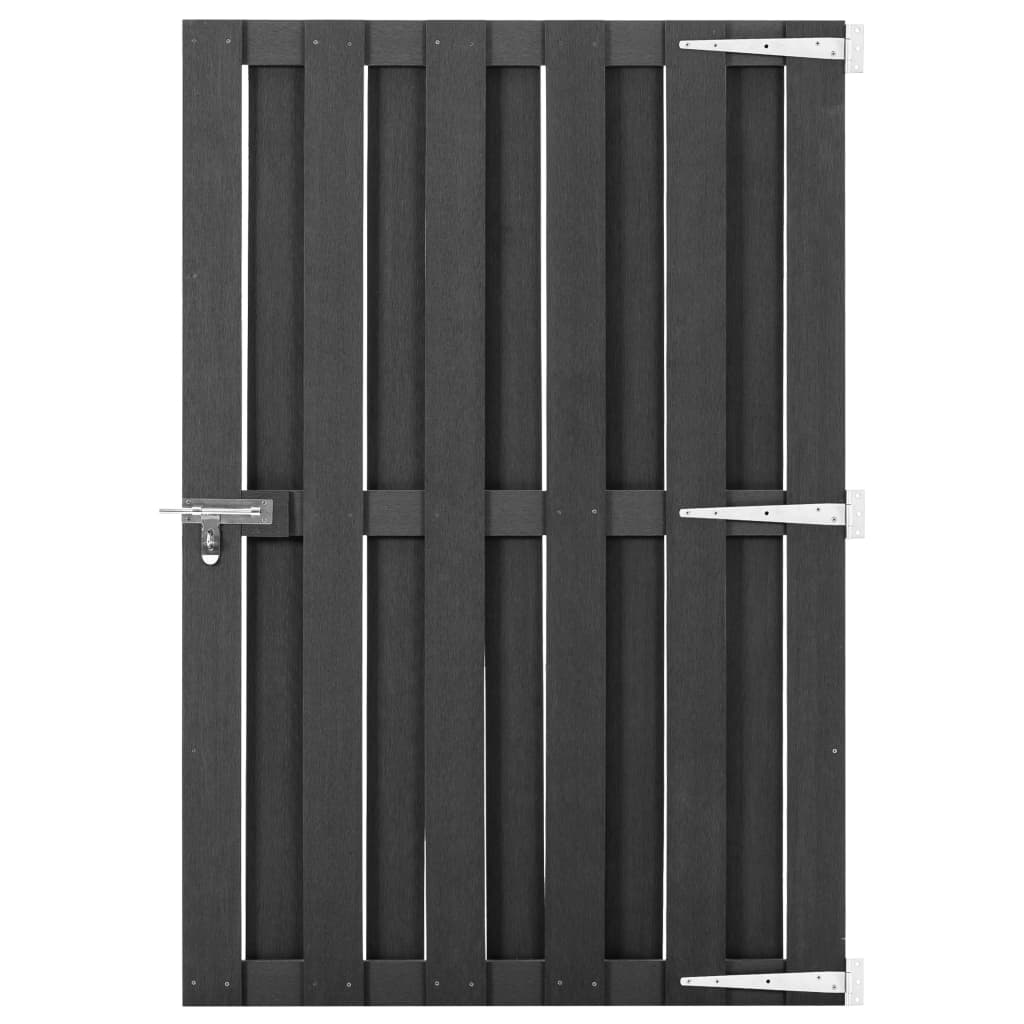 Image of vidaXL Garden Gate WPC 100x150 cm Grey
