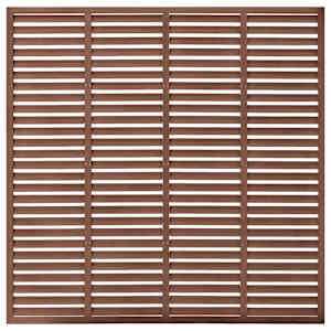 vidaXL ribisein, WPC, 180 x 180 cm, pruun