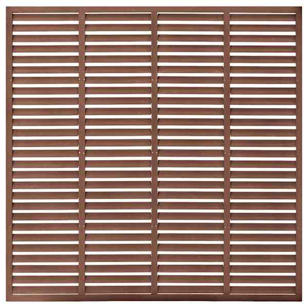 vidaXL ribisein, WPC, 180 x 180 cm, pruun