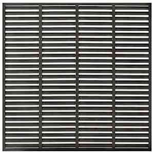 vidaXL ribisein, WPC, 180 x 180 cm, tumehall
