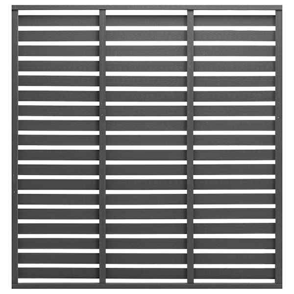 vidaXL aiapaneel, WPC, 180 x 180 cm, hall