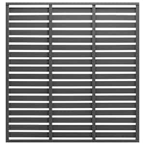 Ograjni panel WPC 180x180 cm siv