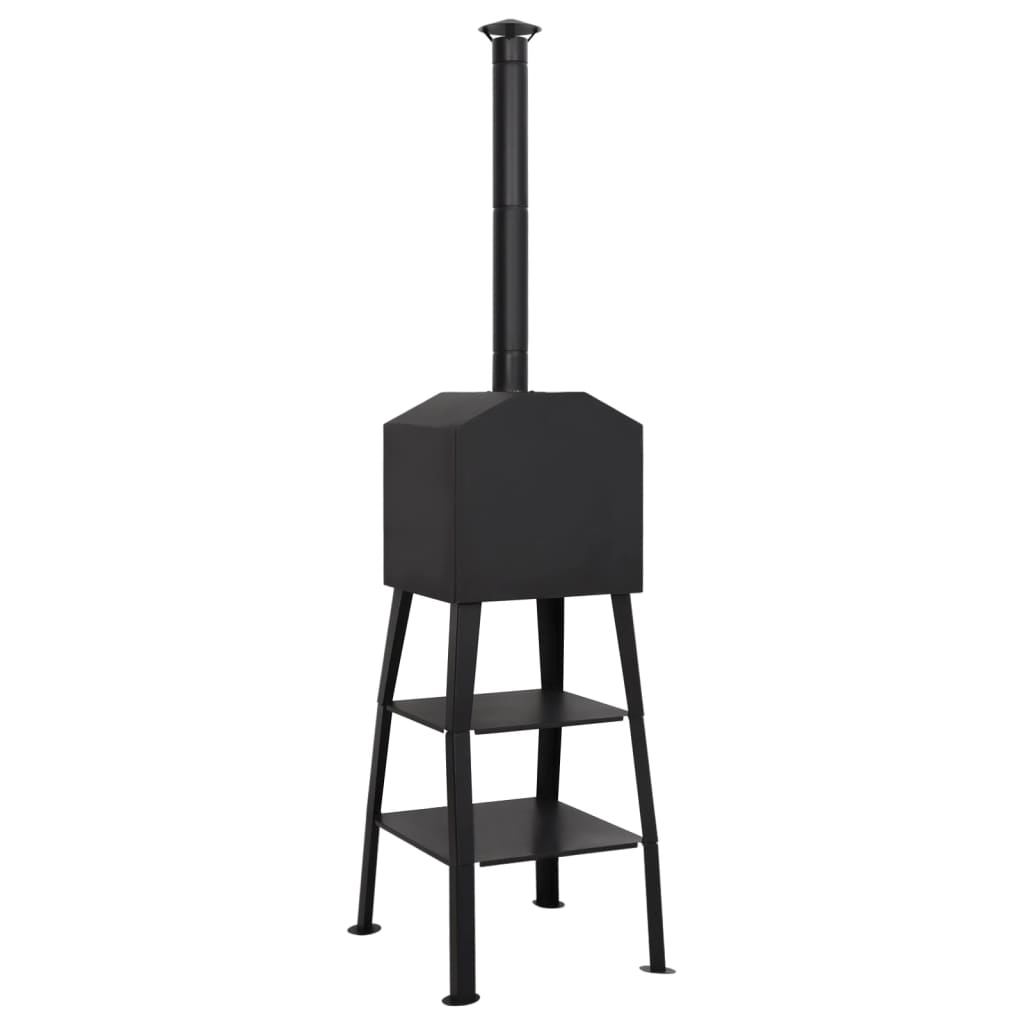 Four à Pizza D'extérieur Charbon De Bois 2 Pierres Réfractaires VidaXL 16 width=274