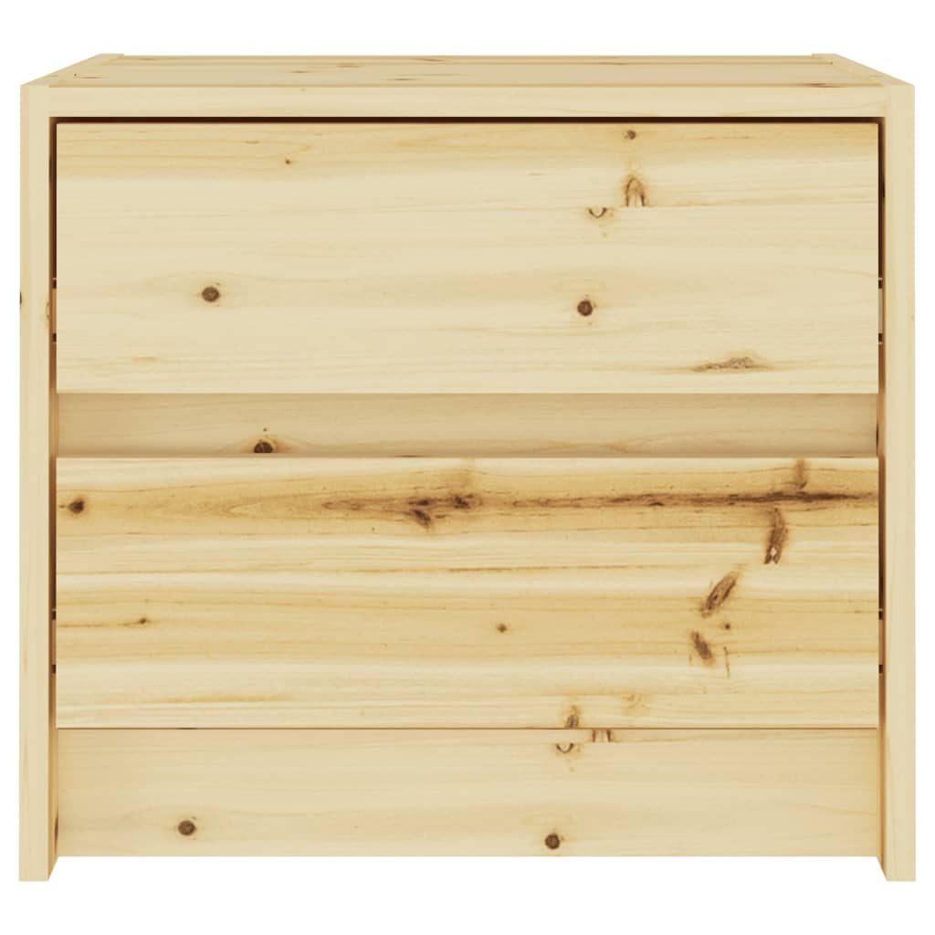 Nachttisch 40×30,5×35,5 cm Massivholz Tanne