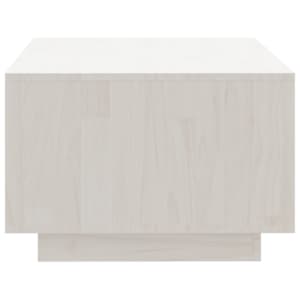 Konferenční stolek bílý 110 x 50 x 33,5 cm masivní borové dřevo - obrázek 6
