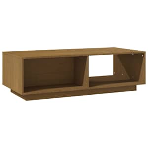 Konferenční stolek medově hnědý 110x50x33,5 cm masivní borovice - obrázek 7