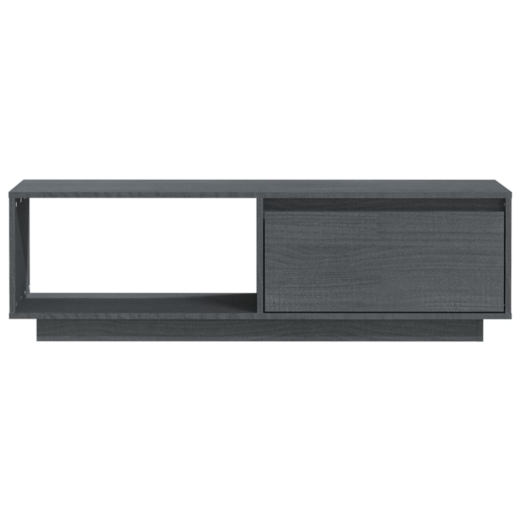 TV omarica siva 110x30x33,5 cm trdna borovina