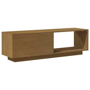 TV stolek medově hnědý 110 x 30 x 33,5 cm masivní borové dřevo - obrázek 6