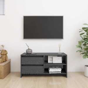 vidaXL TV-benk 80x31x39 cm heltre furu gr&aring;