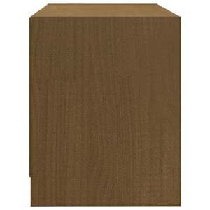 TV stolek medově hnědý 80 x 31 x 39 cm masivní borové dřevo - obrázek 6