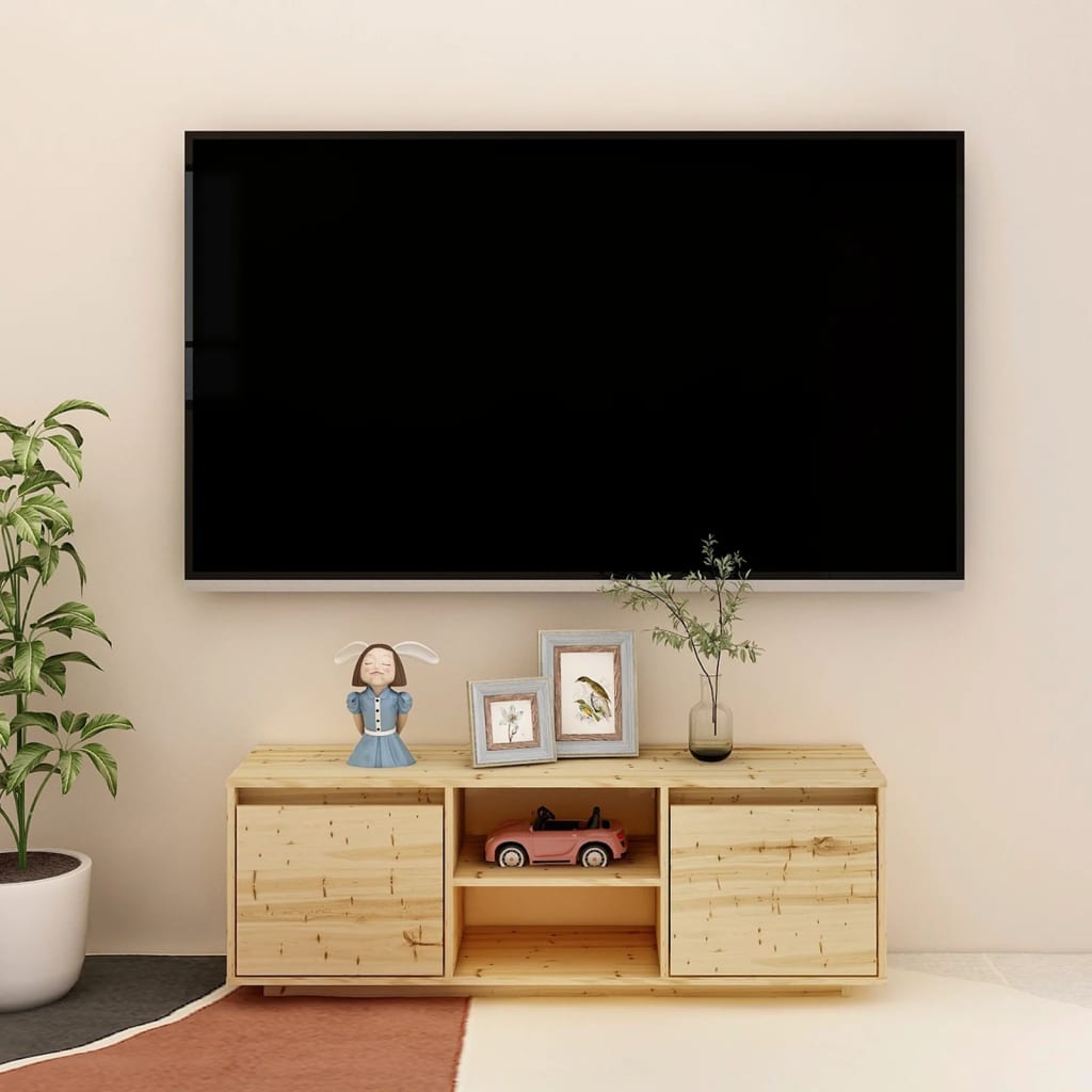 vidaXL Szafka pod telewizor, 110x30x40 cm, drewno jodłowe