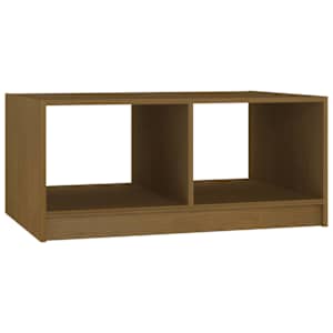 vidaXL kohvilaud, meepruun, 75x50x33,5 cm, t&auml;ism&auml;nnipuit