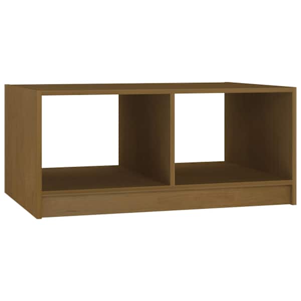 vidaXL kohvilaud, meepruun, 75x50x33,5 cm, t&auml;ism&auml;nnipuit