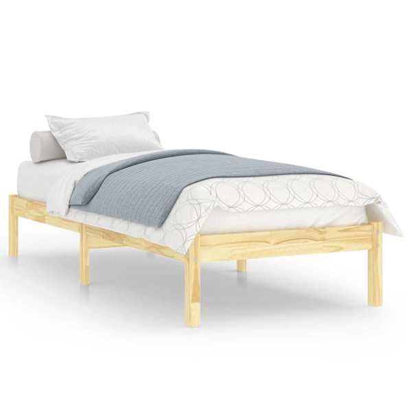 vidaXL voodiraam, m&auml;nnipuit, 75 x 190 cm