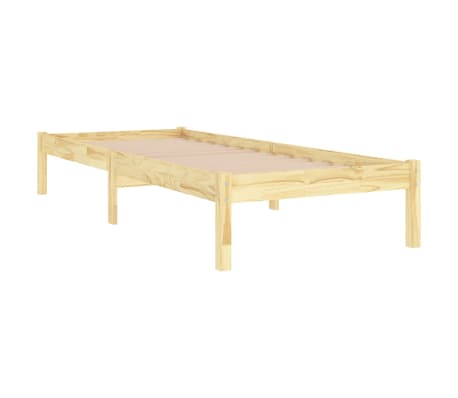 vidaXL Massivholzbett Kiefernholz 100x200 cm