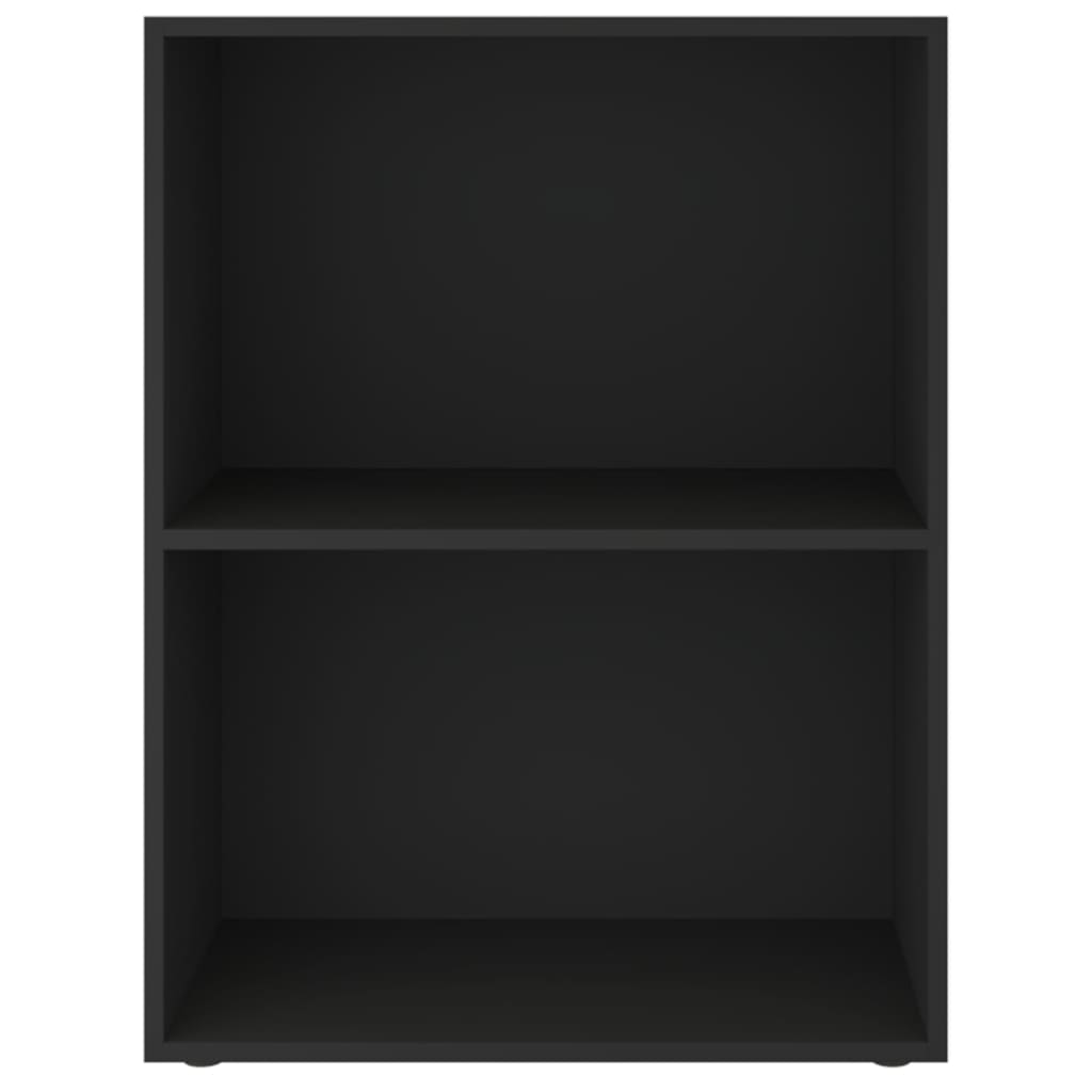 vidaXL Bücherregal Holzwerkstoff 60x31x78 cm Schwarz