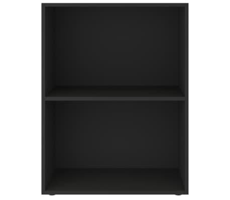 vidaXL Polica za knjige od iverice 60 x 31 x 78 cm crna