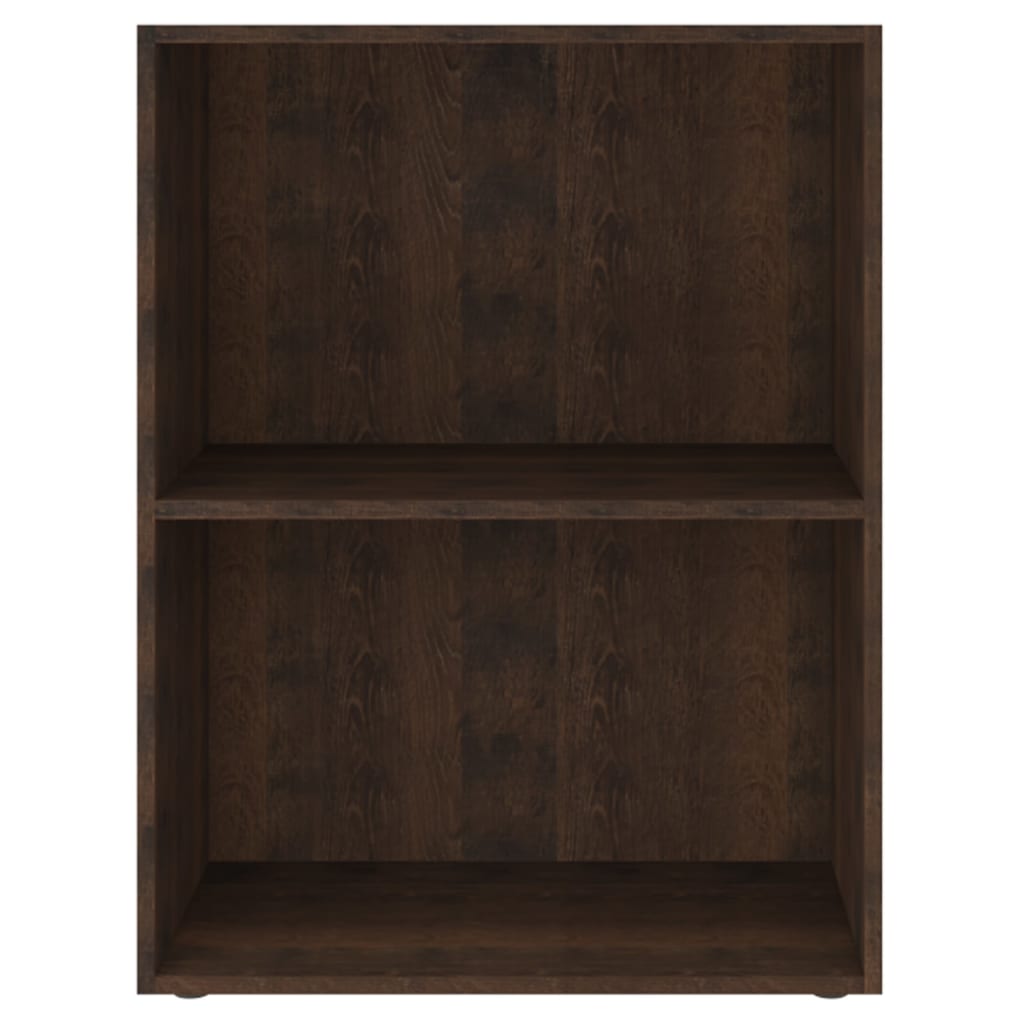 vidaXL Boekenkast 60x31x78 cm bewerkt hout gerookt eikenkleurig