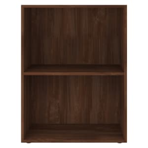 vidaXL Kirjahylly lastulevy 60x31x78 cm ruskea tammi