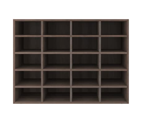 vidaXL Schoenenrek 92x30x67,5 cm bewerkt hout grijs sonoma eikenkleur