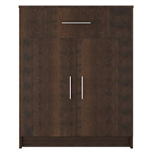 vidaXL &Scaron;oninė spintelė, dūminio ąžuolo spalvos, 71x35x88cm, MDP