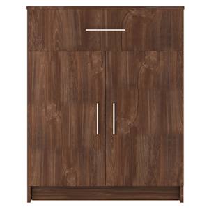 vidaXL &Scaron;oninė spintelė, rudos ąžuolo spalvos, 71x35x88cm, MDP