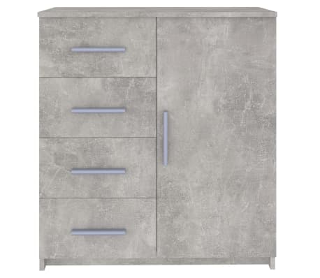 vidaXL &Scaron;oninė spintelė, betono pilkos spalvos, 79x35x88cm, MDP