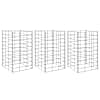 vidaXL gabioon taimelavad 3tk, 30 x 30 x 50 cm, raud