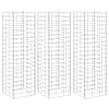 vidaXL gabioon taimelavad 3tk, 30 x 30 x 100 cm, raud