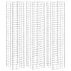 vidaXL gabioon taimelavad 3tk, 30 x 30 x 150 cm, raud