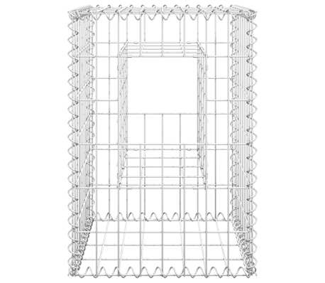 vidaXL Συρματοκιβώτιο Στύλος 40 x 40 x 60 εκ. Σιδερένιο