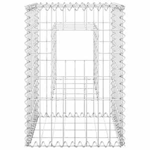 vidaXL Συρματοκιβώτιο Στύλος 40 x 40 x 60 εκ. Σιδερένιο