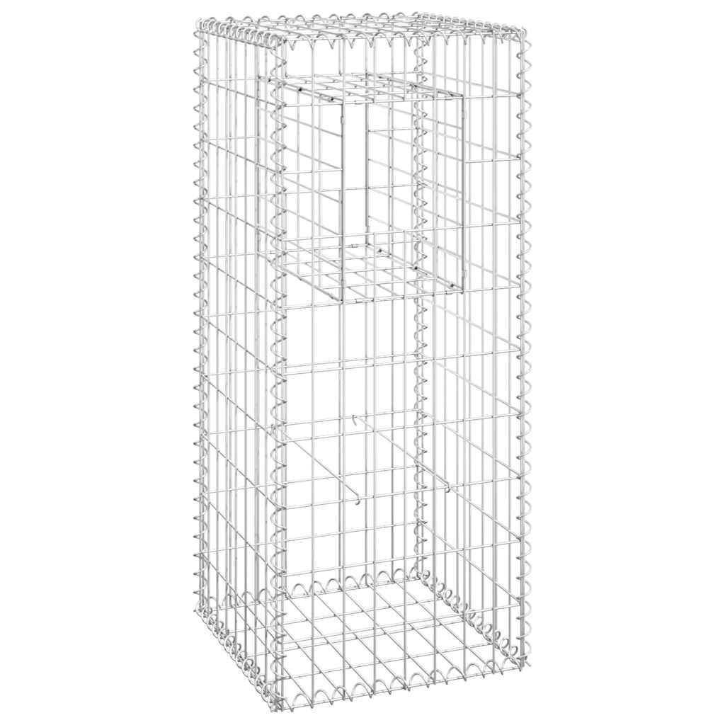 vidaXL Gabionový sloupek 40 x 40 x 100 cm železo