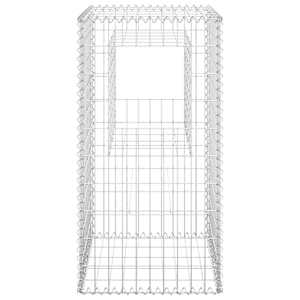 Gabionové sloupky 2 ks 50 x 50 x 100 cm železo - obrázek 4