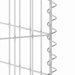 Gabionová zástěna pro popelnice pozinkovaná ocel 254x100x110 cm - obrázek 7