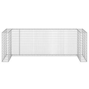 Gabionová zástěna pro popelnice pozinkovaná ocel 325x100x110 cm - obrázek 3