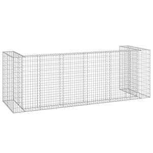 Gabionová zástěna pro popelnice pozinkovaná ocel 325x100x110 cm - obrázek 5