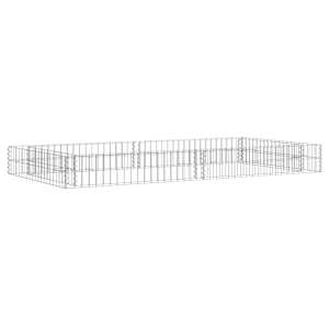 Gabionový vyvýšený záhon pozinkovaná ocel 200 x 100 x 20 cm - obrázek 1