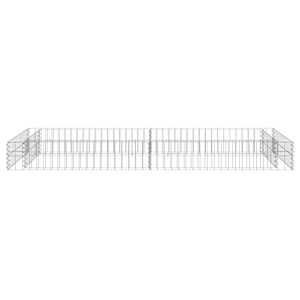 Gabionový vyvýšený záhon pozinkovaná ocel 200 x 100 x 20 cm - obrázek 5