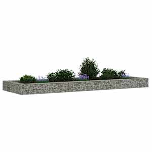 Gabionový vyvýšený záhon pozinkovaná ocel 300 x 100 x 20 cm - obrázek 4
